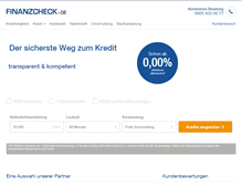 Tablet Screenshot of finanzcheck.de
